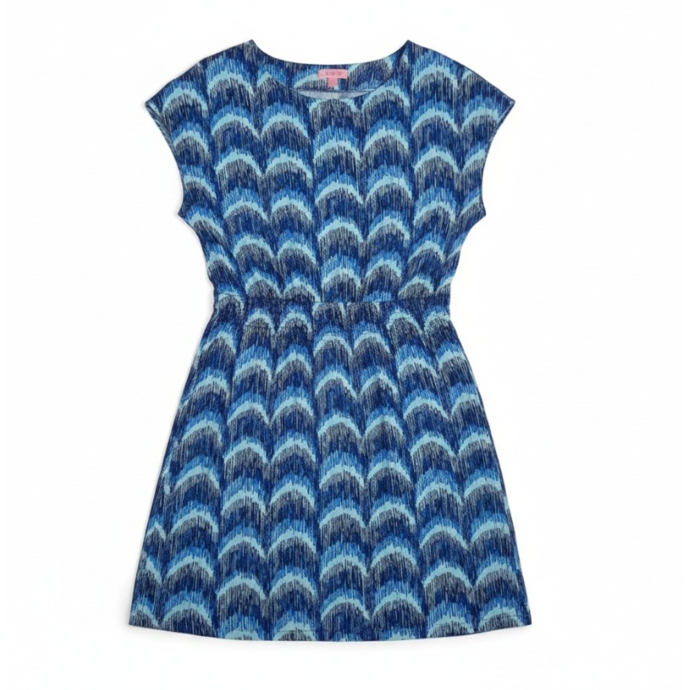 Lilly Pulitzer Womens Sadie Mini Dress Blue Preppy Resort Wear Beachy Medium
